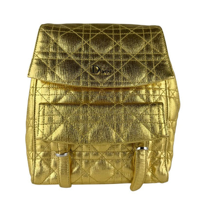 Dior Backpack Cannage Gold