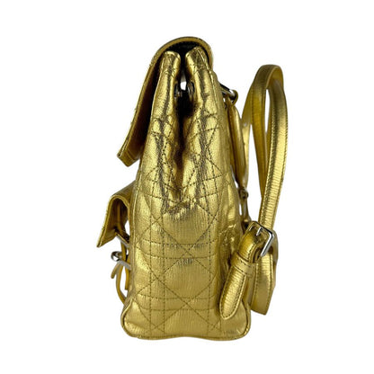 Dior Backpack Cannage Gold — view 2