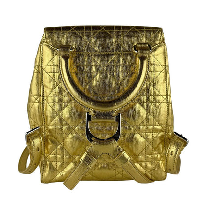 Dior Backpack Cannage Gold — view 3
