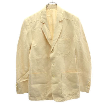 Louis Vuitton Cotton Linen Tailored Jacket Ivory 48