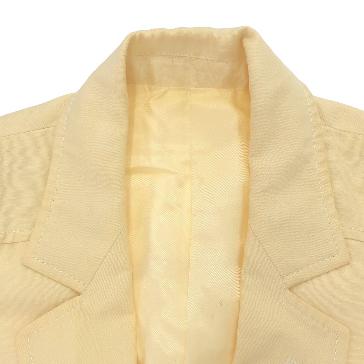 Louis Vuitton Cotton Linen Tailored Jacket Ivory 48 — view 4
