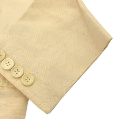Louis Vuitton Cotton Linen Tailored Jacket Ivory 48 — view 8