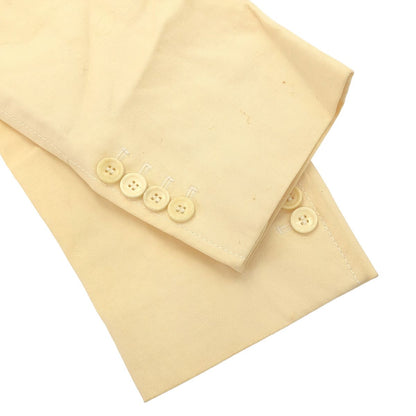 Louis Vuitton Cotton Linen Tailored Jacket Ivory 48 — view 5