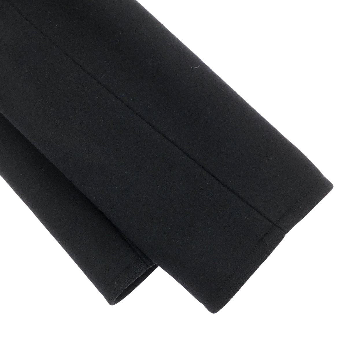Saint Laurent Paris Classic Cabin Peacoat Black Coat — view 5