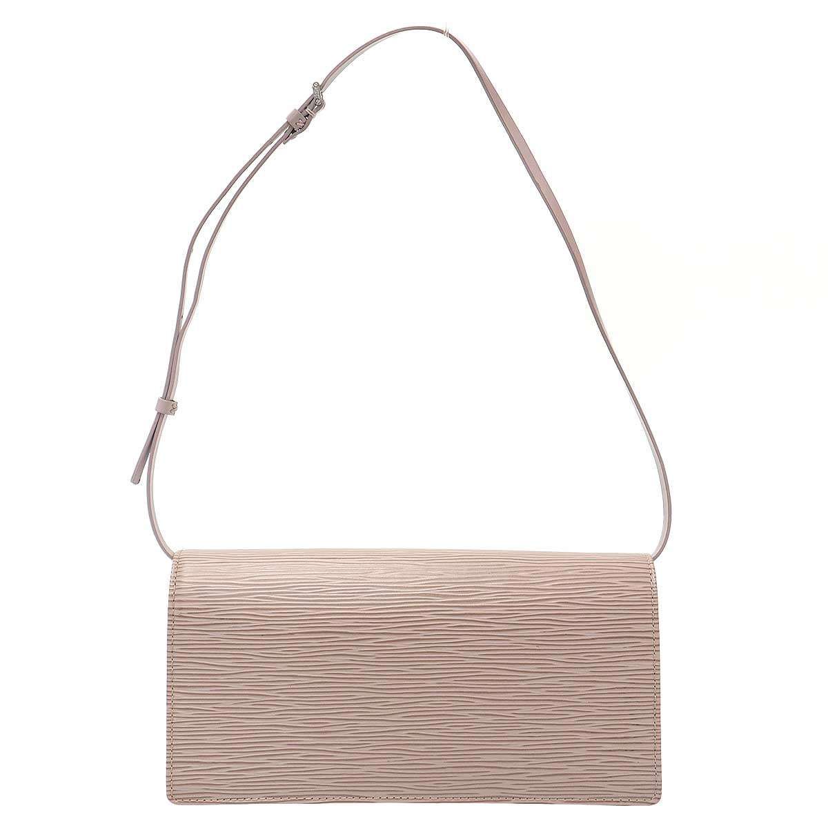 Louis Vuitton Epi Honfleur Epi Shoulder Bag Lavender Gray — view 2
