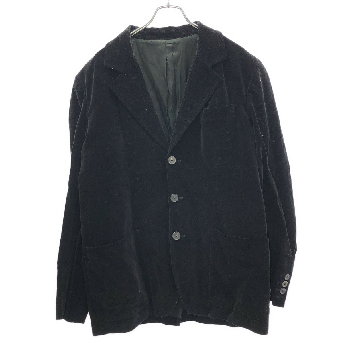 Saint Laurent Rive Gauche Velvet Tailored Jacket Black 52