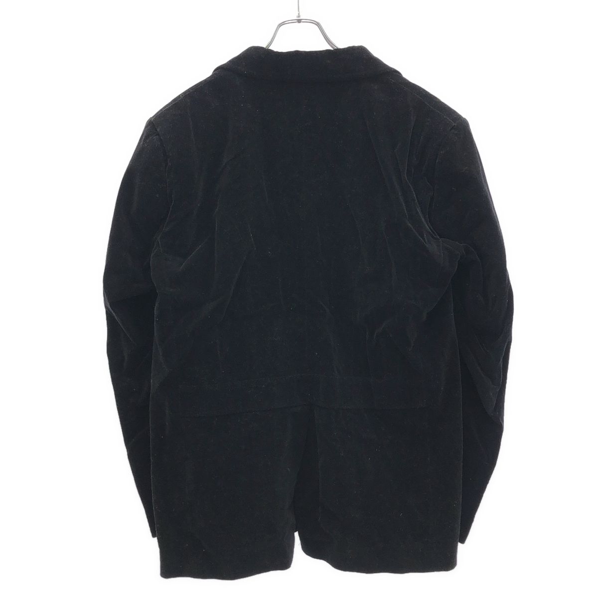 Saint Laurent Rive Gauche Velvet Tailored Jacket Black 52 — view 2