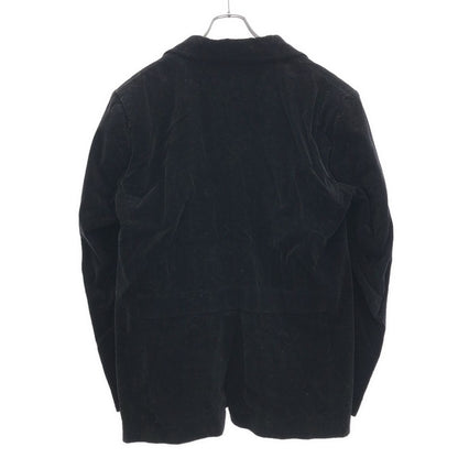 Saint Laurent Rive Gauche Velvet Tailored Jacket Black 52 — view 2