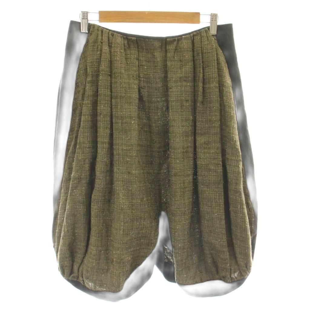 Louis Vuitton Sarouel Pants Linen Silk Blend 38 Green Black Uq8 MW