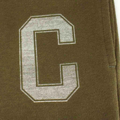 Celine C Print Track Pants Sweatshirt C Logo M Green Olive MW — view 4