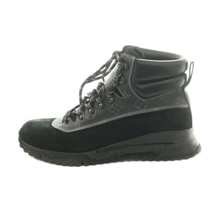 Louis Vuitton Canyon Line Engineer Boots Leather Monogram Pattern 8