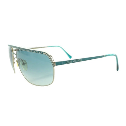 Louis Vuitton Attitude Sunglasses LV Logo Double Bridge 62 14 Silver Color — view 3