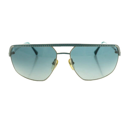 Louis Vuitton Attitude Sunglasses LV Logo Double Bridge 62 14 Silver Color — view 4