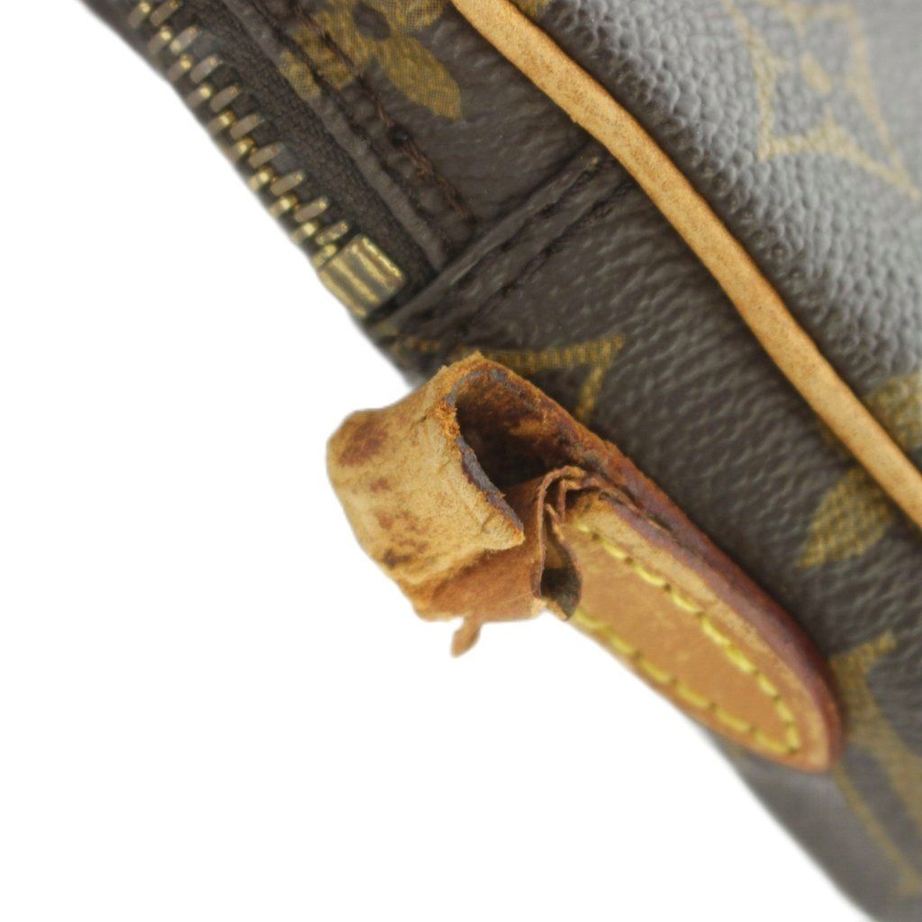 Louis Vuitton Mini Danube Vintage Shoulder Bag Monogram Crossbody Leather Brown — view 7