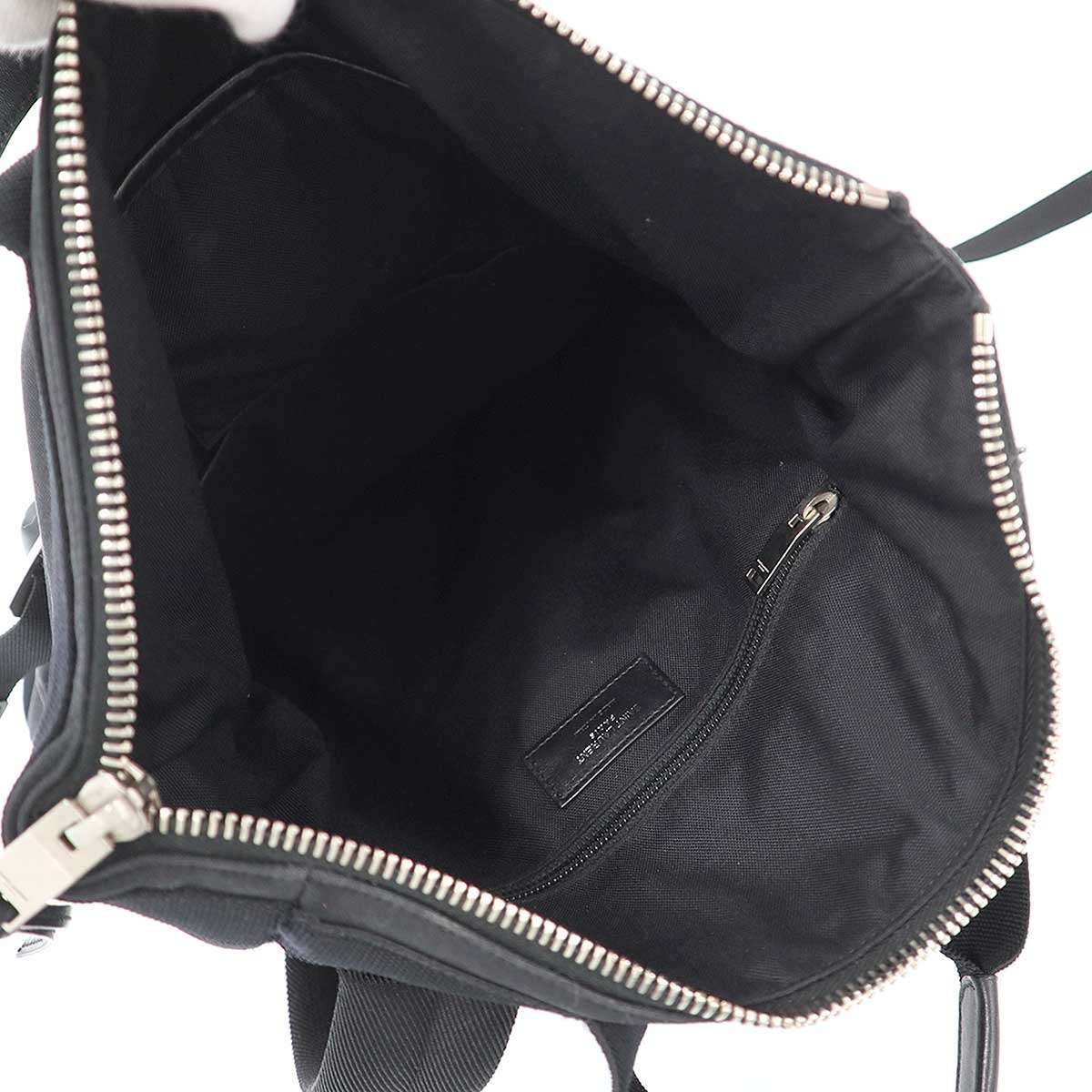 Saint Laurent Paris Convertible Backpack Black — view 6