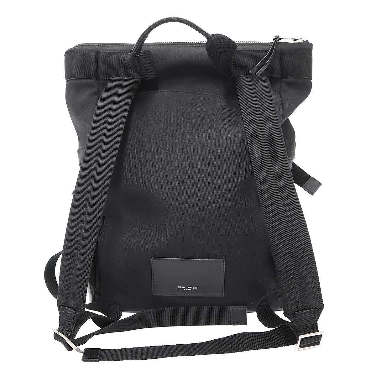 Saint Laurent Paris Convertible Backpack Black — view 2