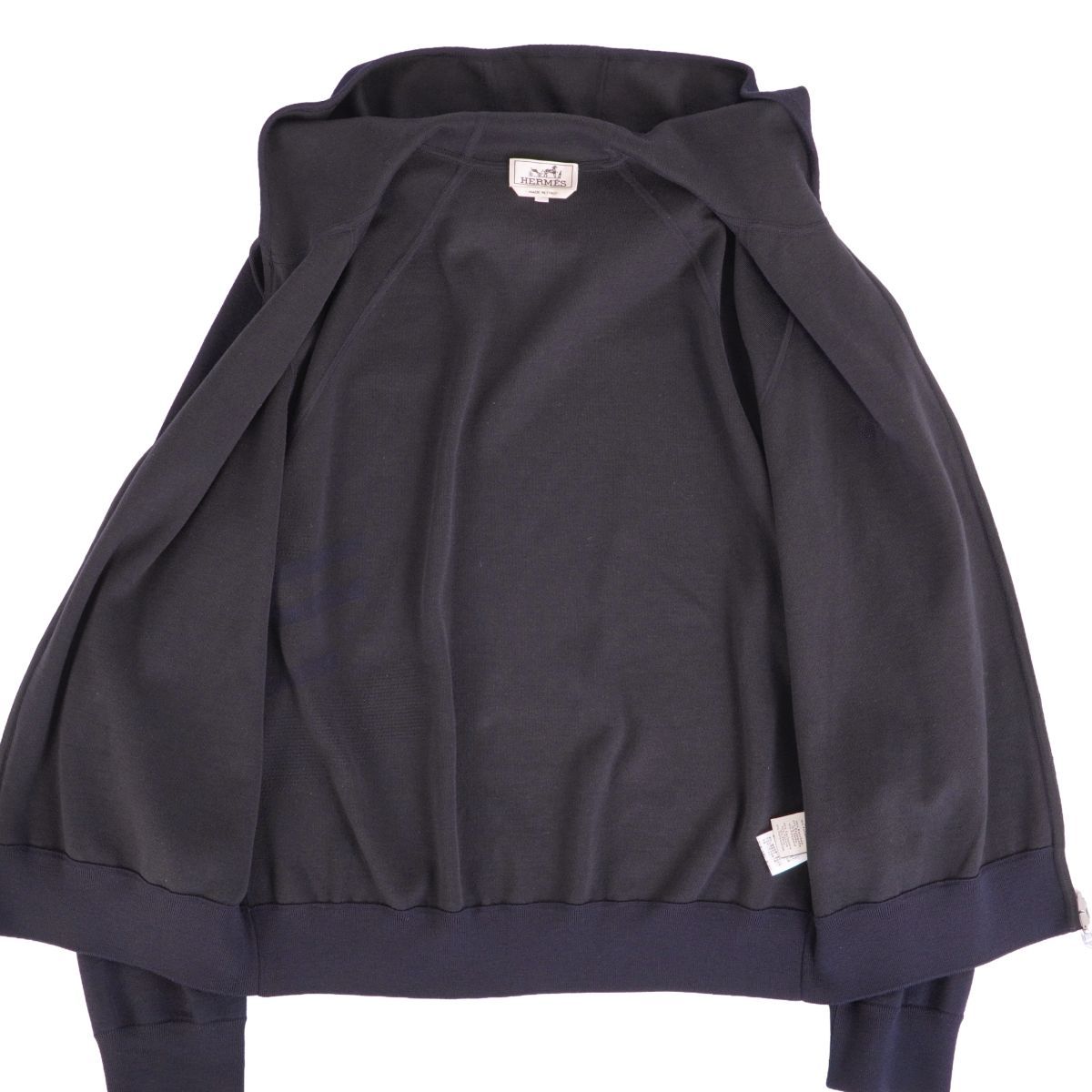 Hermes Knit Zip Up Hoodie — view 5