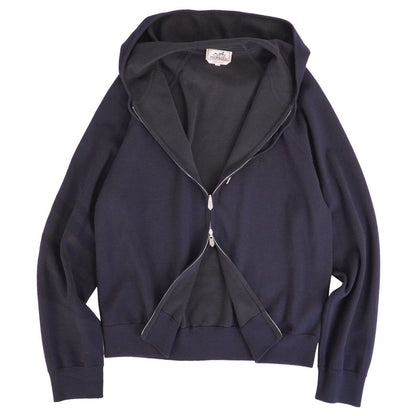 Hermes Knit Zip Up Hoodie — view 2