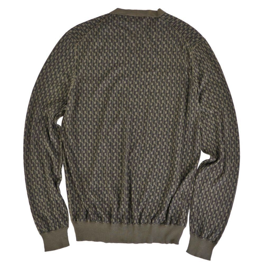 Hermes Knit Sweater Long Sleeve Allover Pattern Silk — view 3