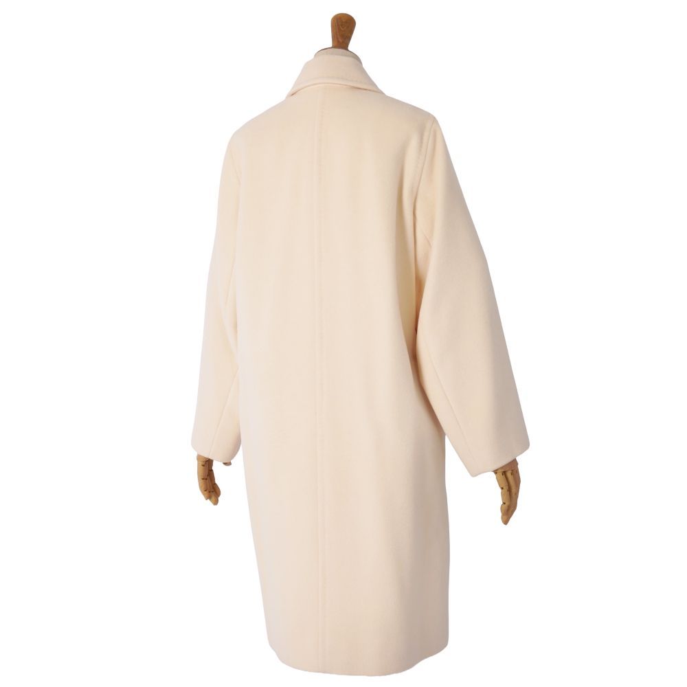 Max Mara Maxma White Tag Longcoat Double Breasted Jacket — view 6