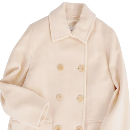 Max Mara Maxma White Tag Longcoat Double Breasted Jacket — view 2
