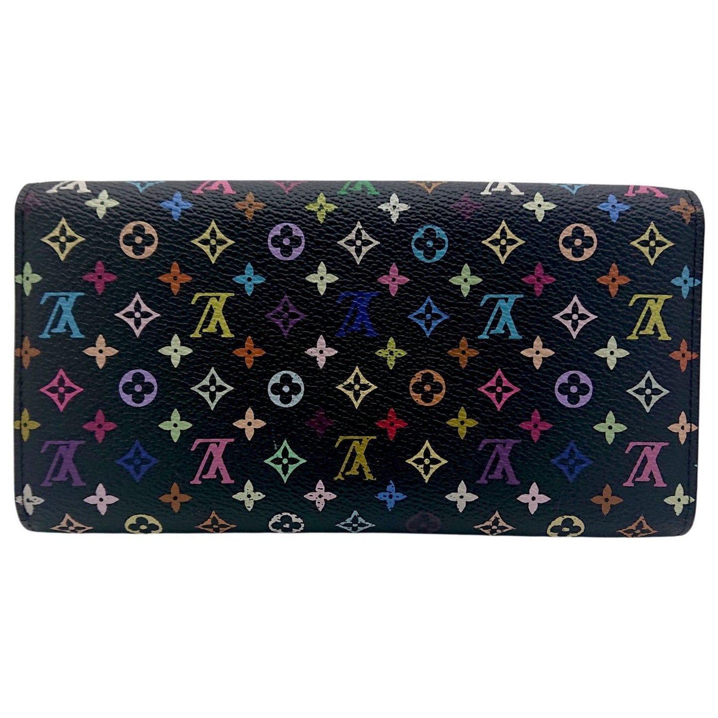Louis Vuitton Multi Color Sarah Wallet Monogram Black — view 3