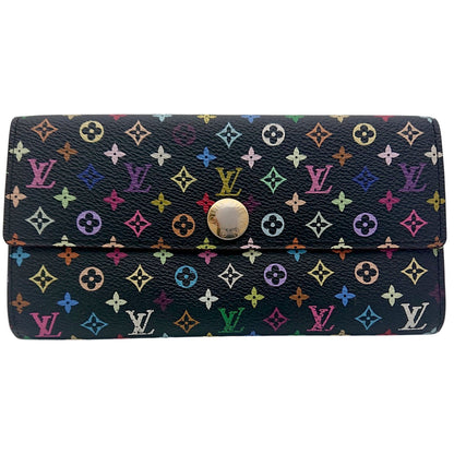 Louis Vuitton Multi Color Sarah Wallet Monogram Black — view 2