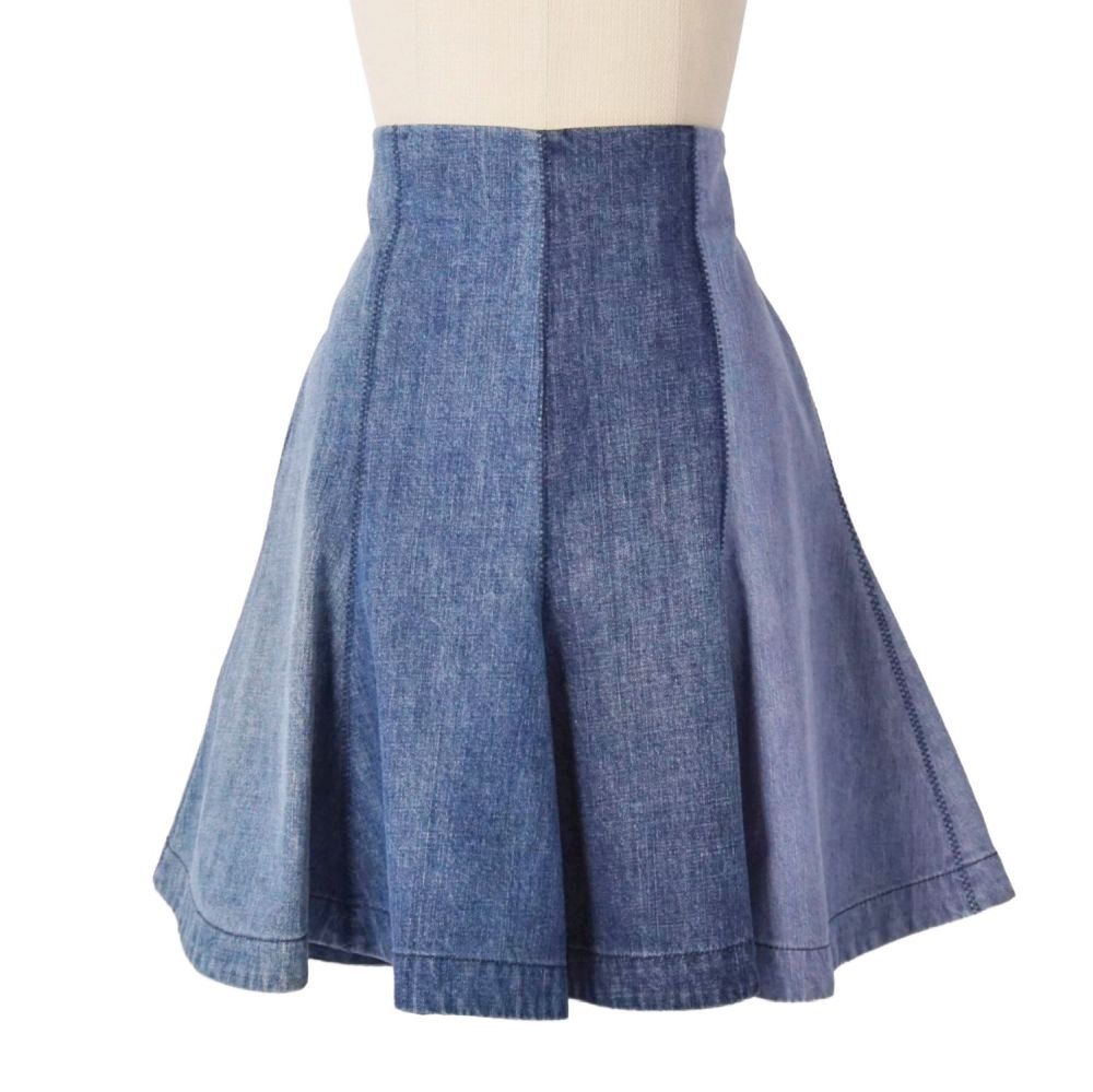 Dior Skirt Denim Navy — view 4
