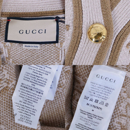 Gucci Cardigan Long Knit GG Pattern — view 7