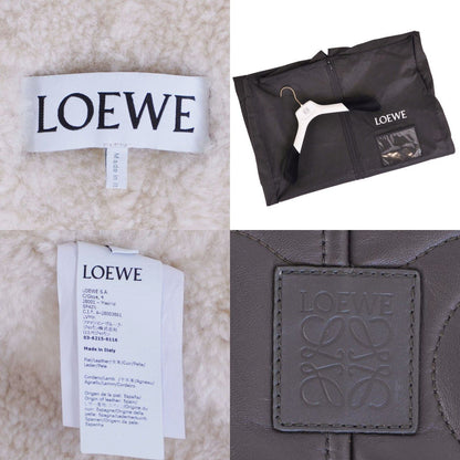Loewe Coat Hooded Long Shearling Quilty — view 6