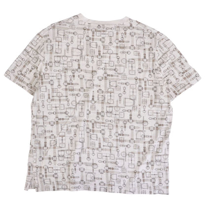 Hermes T-Shirt Short Sleeve All Over Pattern Cotton — view 3
