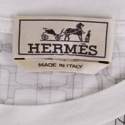 Hermes T-Shirt Short Sleeve All Over Pattern Cotton — view 5