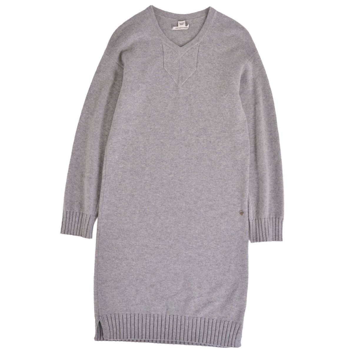 Hermes Knit Sweater Dress Long Sleeve