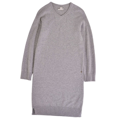 Hermes Knit Sweater Dress Long Sleeve
