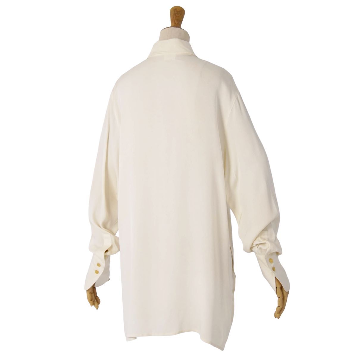 Hermes Vintage Shirt Blouse Series Button Longs — view 5
