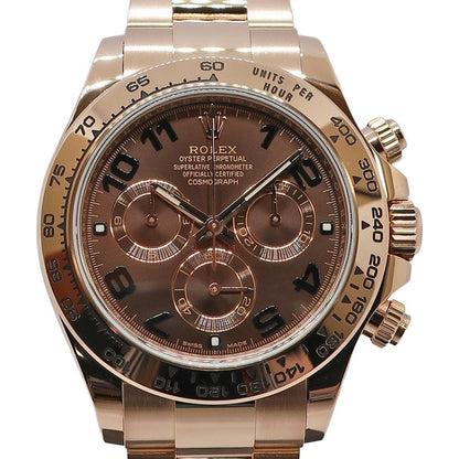 Rolex Ten Polished Cosmograph Daytona Random Chocolate Arabia RG Automatic