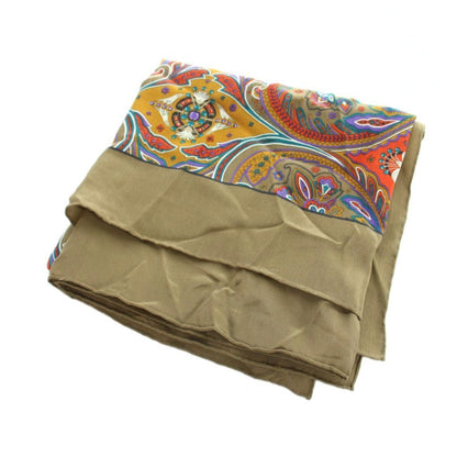 Dior Large Scarf Shawl Paisley Pattern Silk Multi — view 6