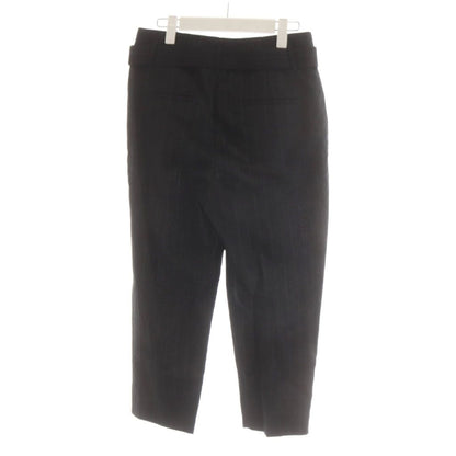 Brunello Cucinelli Pants Trousers Striped Linen Blend 40 Black — view 2