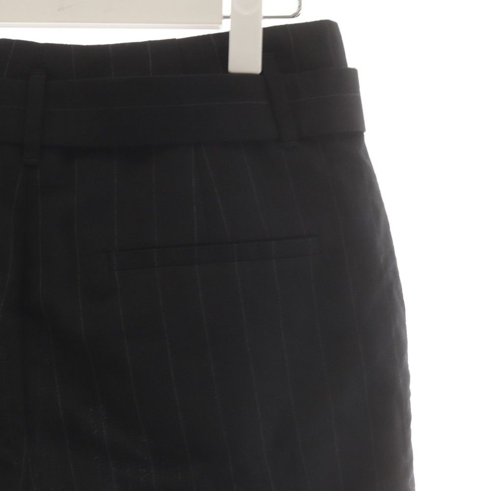 Brunello Cucinelli Pants Trousers Striped Linen Blend 40 Black — view 6