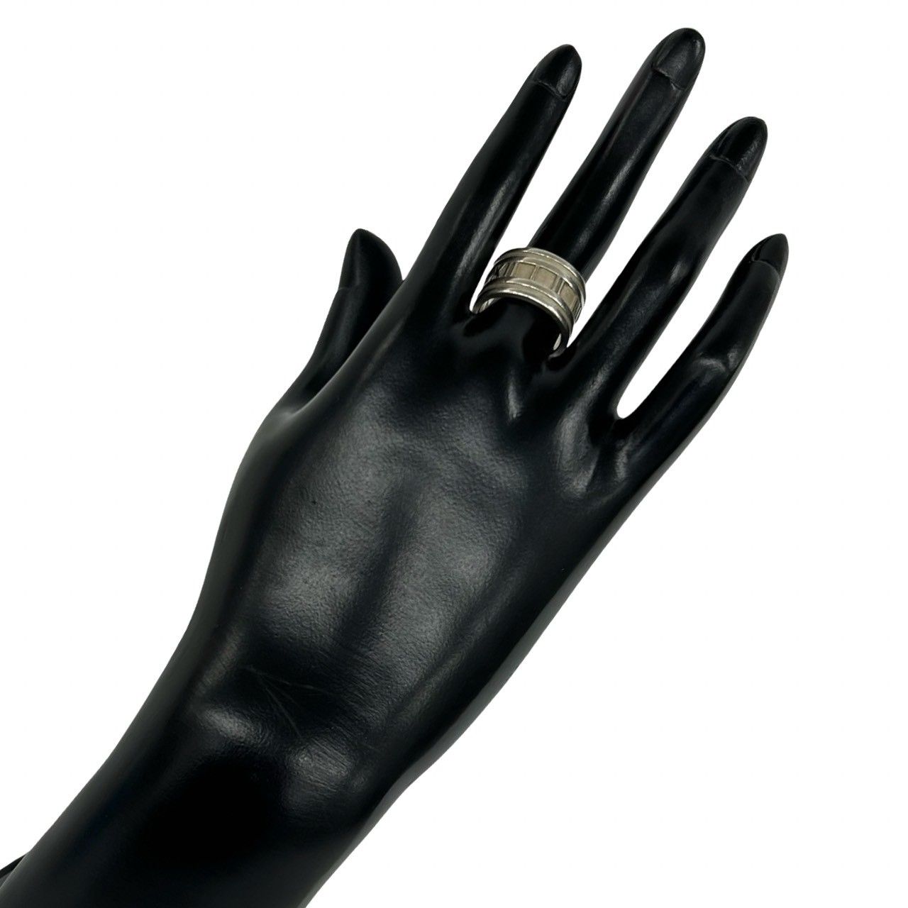 Tiffany & Co Wide Atlas Ring 925 Sterling Silver — view 2