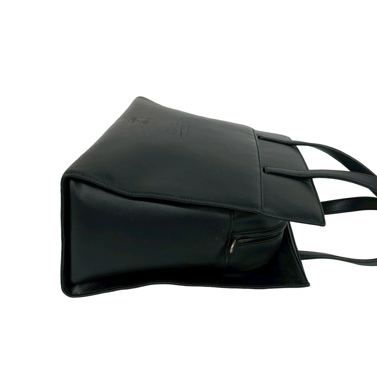 Loewe Anagram Logo Nappa Leather 2-Way Mini Tote Shoulder Bag Black — view 6