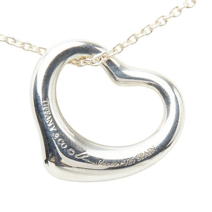 Tiffany & Co Open Heart Pendant Silver — view 3