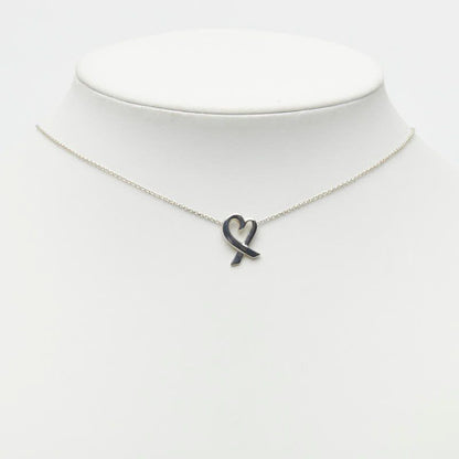 Tiffany & Co Paloma Picasso Loving Necklace Silver — view 7