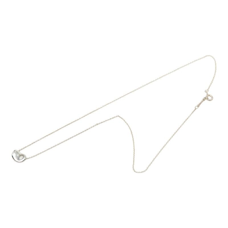 Tiffany & Co Elsa Peretti Bean Necklace Silver — view 4