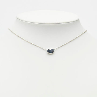 Tiffany & Co Elsa Peretti Bean Necklace Silver — view 7
