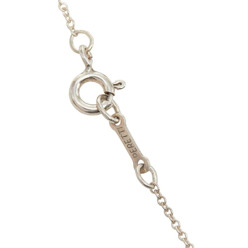Tiffany & Co Elsa Peretti Bean Necklace Silver — view 6