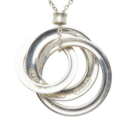 Tiffany & Co Interlocking Circle Small Necklace Silver — view 3
