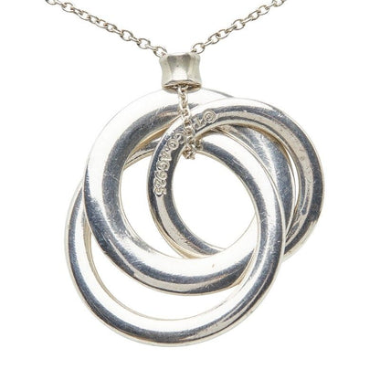 Tiffany & Co Interlocking Circle Small Necklace Silver — view 2