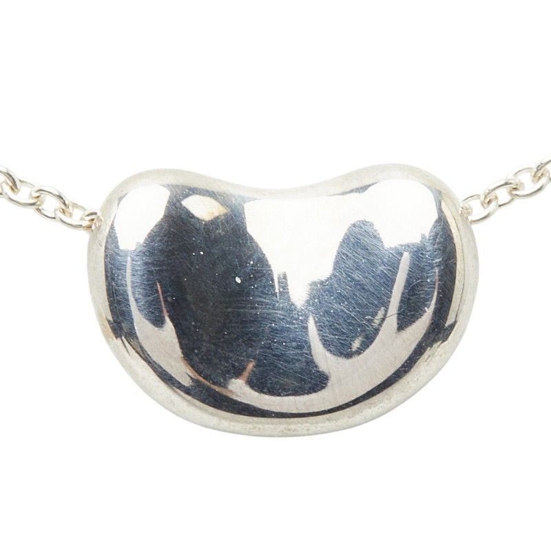 Tiffany & Co Peretti Bean Necklace Silver — view 2