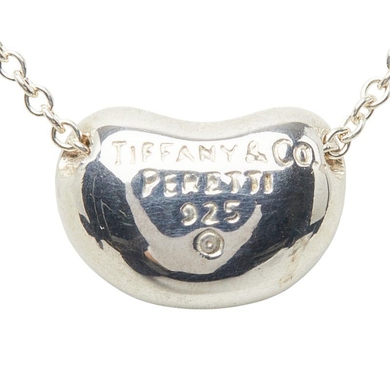 Tiffany & Co Peretti Bean Necklace Silver — view 3